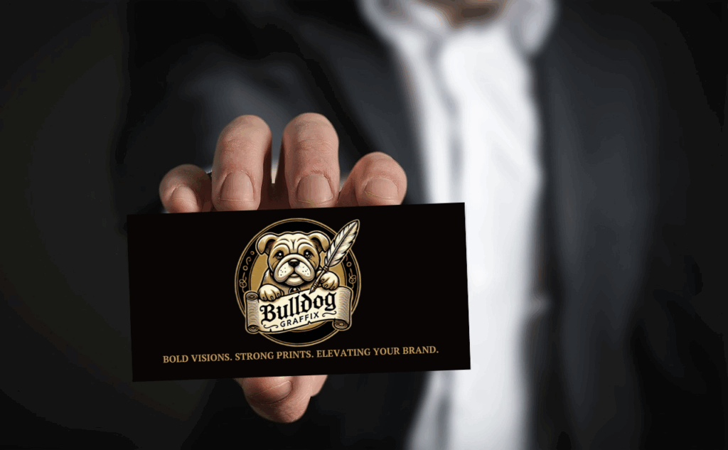 Man holding card
