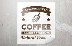 White/Opaque Static Window Cling