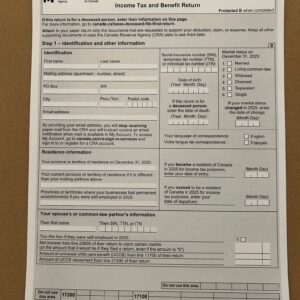 CRA T1 + ON428 Tax Package — 12 Pages (Letter)